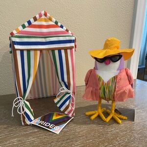 🏳️‍🌈 🎯 Featherly Friends Beach Poolside Pride Bird & Tent from Target